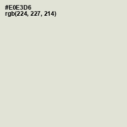 #E0E3D6 - Periglacial Blue Color Image