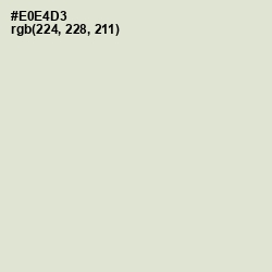 #E0E4D3 - Periglacial Blue Color Image