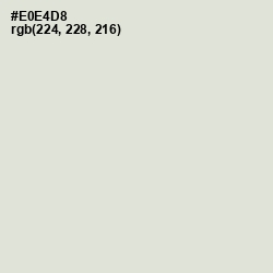 #E0E4D8 - Periglacial Blue Color Image