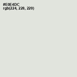 #E0E4DC - Periglacial Blue Color Image