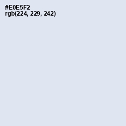 #E0E5F2 - Mystic Color Image