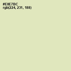 #E0E7BC - Fall Green Color Image