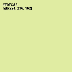 #E0ECA2 - Double Colonial White Color Image