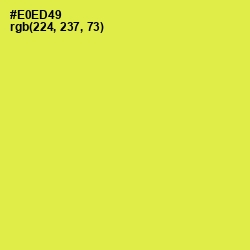 #E0ED49 - Starship Color Image