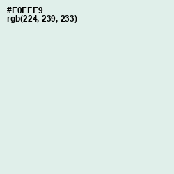 #E0EFE9 - Mystic Color Image