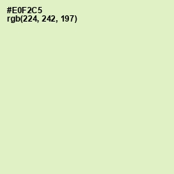 #E0F2C5 - Tusk Color Image