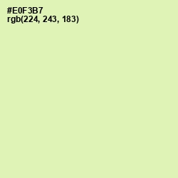 #E0F3B7 - Fall Green Color Image