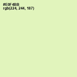 #E0F4BB - Fall Green Color Image