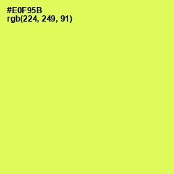 #E0F95B - Starship Color Image