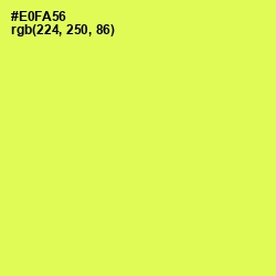 #E0FA56 - Starship Color Image