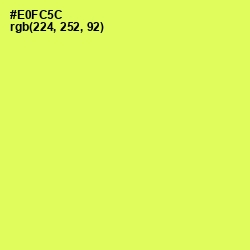 #E0FC5C - Starship Color Image