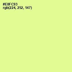 #E0FC93 - Jonquil Color Image