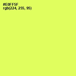 #E0FF5F - Starship Color Image