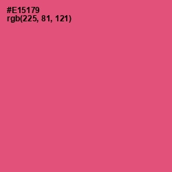 #E15179 - Mandy Color Image