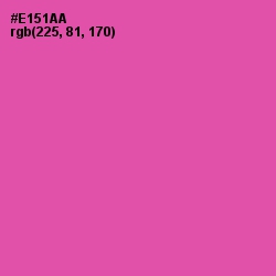 #E151AA - Brilliant Rose Color Image