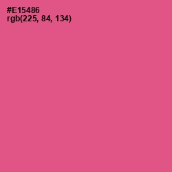 #E15486 - French Rose Color Image