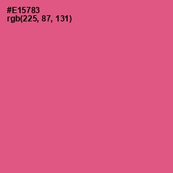 #E15783 - French Rose Color Image