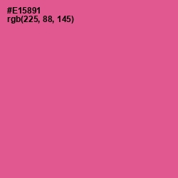 #E15891 - French Rose Color Image