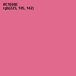 #E1698E - Deep Blush Color Image