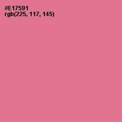 #E17591 - Deep Blush Color Image