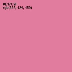 #E17C9F - Deep Blush Color Image