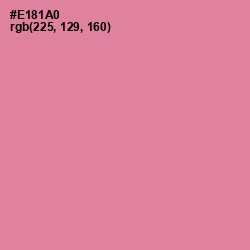 #E181A0 - Carissma Color Image