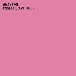 #E181A8 - Carissma Color Image