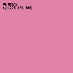 #E182A9 - Carissma Color Image