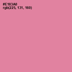 #E183A0 - Carissma Color Image