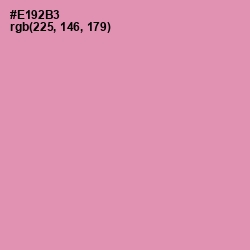 #E192B3 - Carissma Color Image