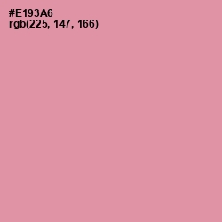 #E193A6 - Carissma Color Image