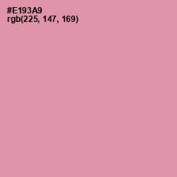 #E193A9 - Carissma Color Image