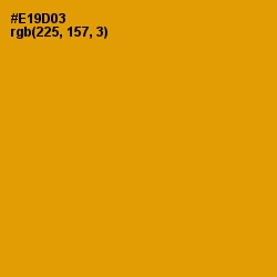 #E19D03 - Gamboge Color Image