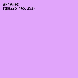 #E1A5FC - Mauve Color Image