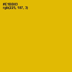 #E1BB03 - Corn Color Image