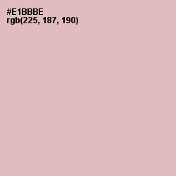 #E1BBBE - Cavern Pink Color Image