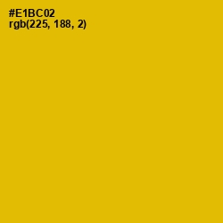 #E1BC02 - Corn Color Image