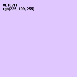#E1C7FF - French Lilac Color Image