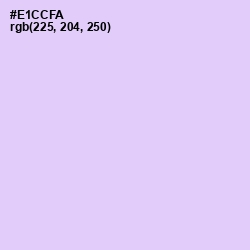 #E1CCFA - French Lilac Color Image