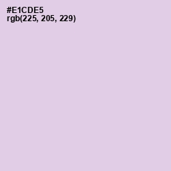 #E1CDE5 - French Lilac Color Image