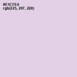 #E1CFE4 - French Lilac Color Image