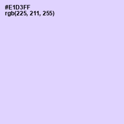 #E1D3FF - Snuff Color Image