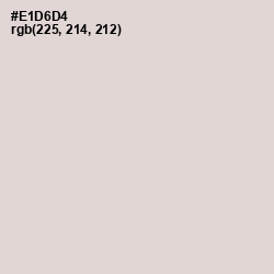 #E1D6D4 - Bizarre Color Image
