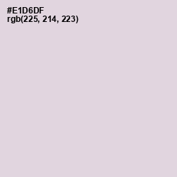 #E1D6DF - Bizarre Color Image