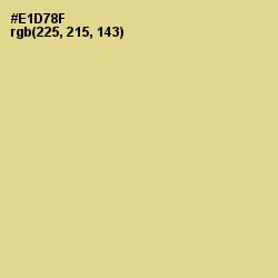#E1D78F - Flax Color Image
