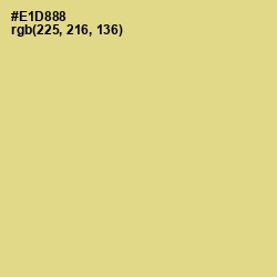 #E1D888 - Flax Color Image