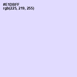 #E1DBFF - Snuff Color Image