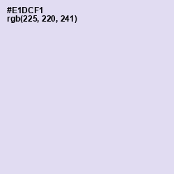 #E1DCF1 - Snuff Color Image