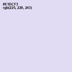 #E1DCF3 - Snuff Color Image