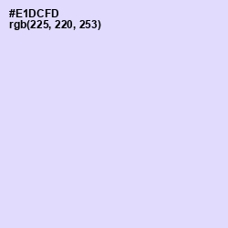 #E1DCFD - Snuff Color Image